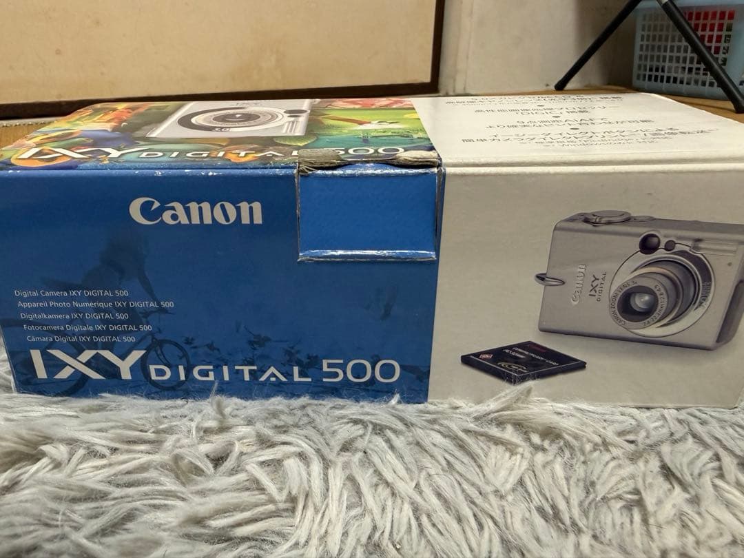 Canon IXY DIGITAL 500 本体と付属品
