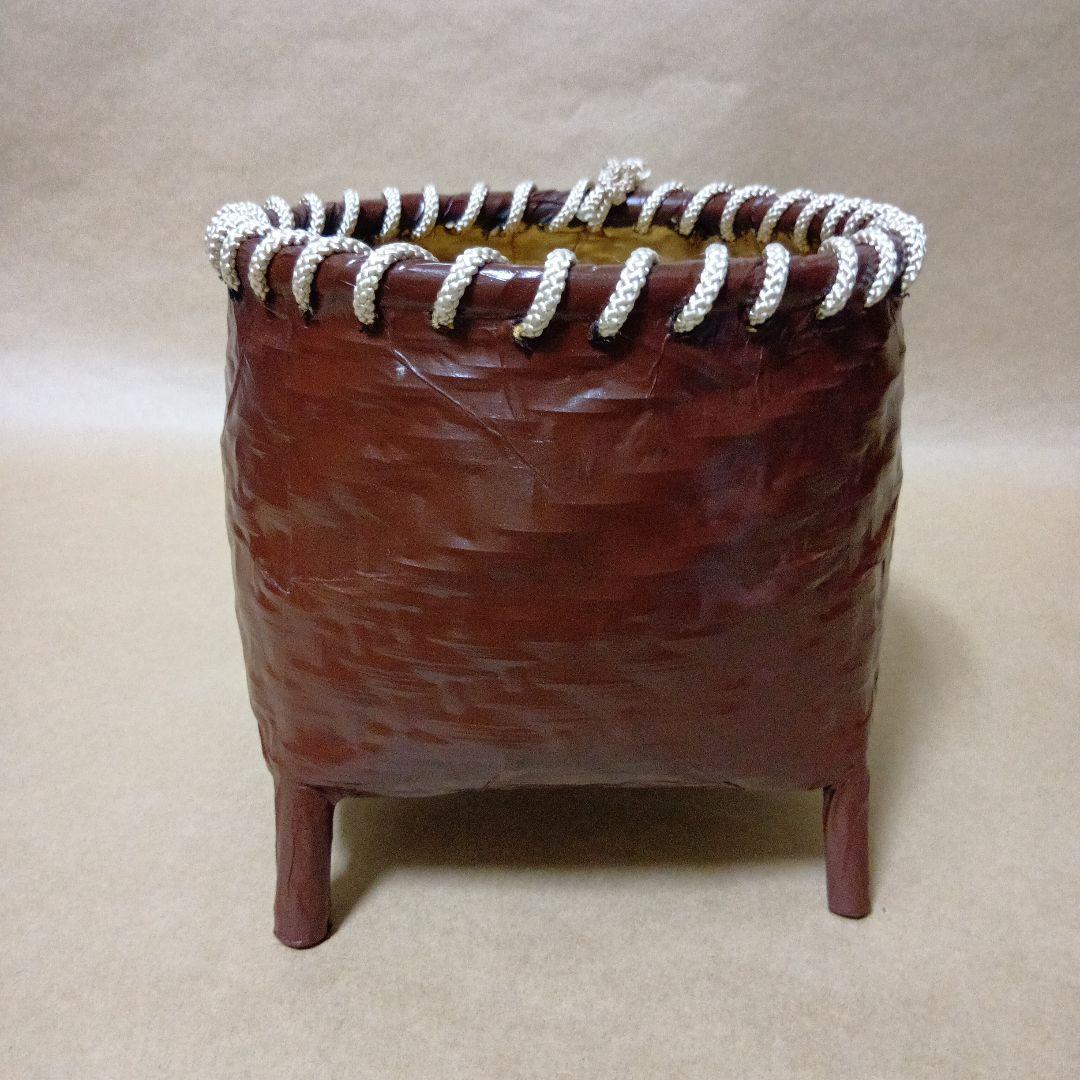 茶道具　塩籠炭斗 一燈好み