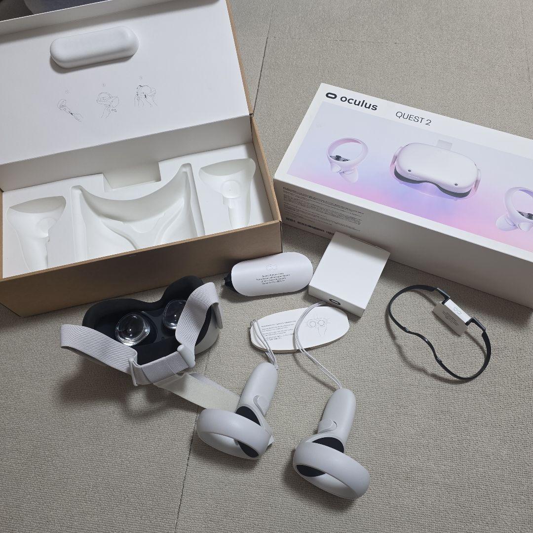  Quest 2 VR 本体 128GB コントローラー　1回使用