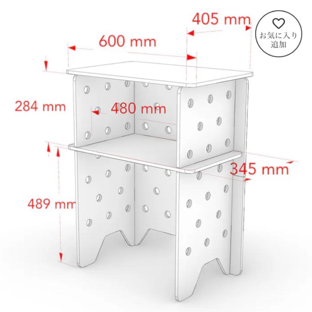 【カインズ】持ち運びできるカウンターテーブルS ×2個セット
