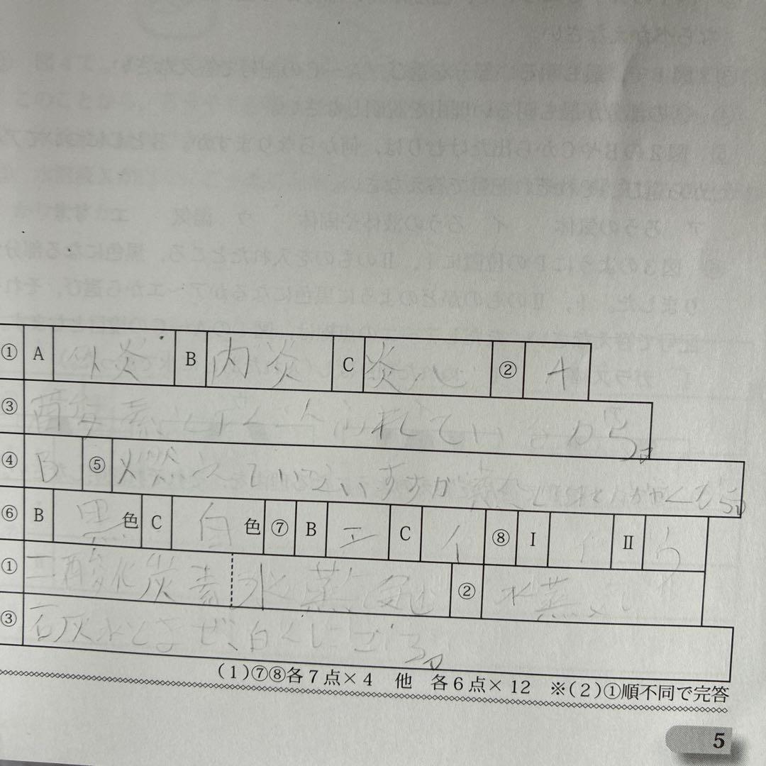 グノーブル　基礎力テスト　理科6年生