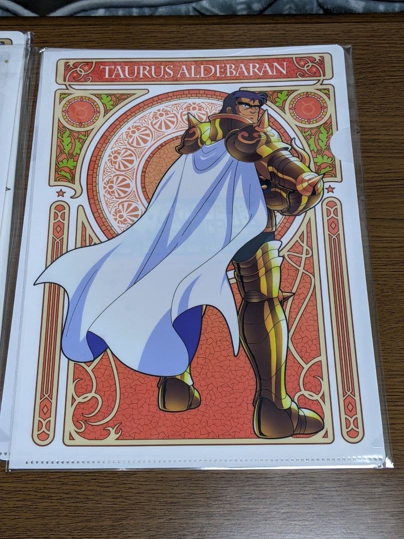 聖闘士星矢 クリアファイルセット アルデバラン＆童虎 デスマスク＆アフロディーテ