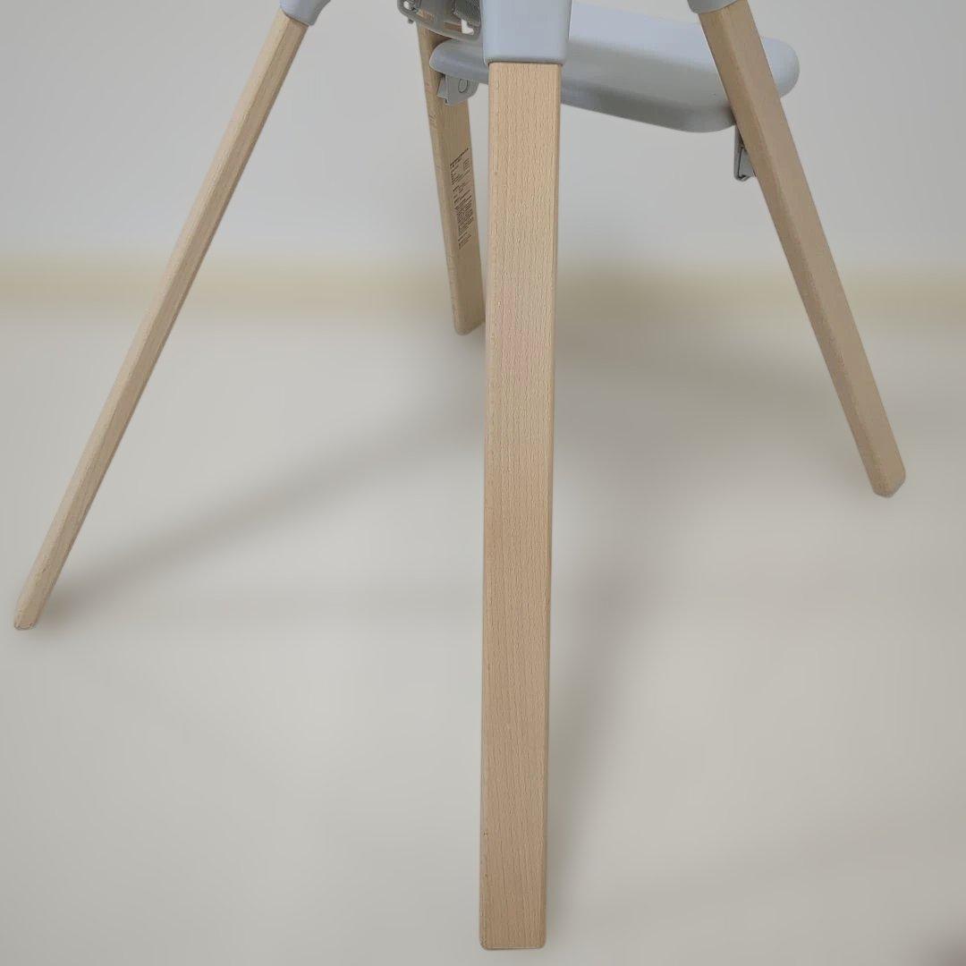 STOKKE　クリック　ハイチェア　グレー　ベビーチェア　簡単組み立て