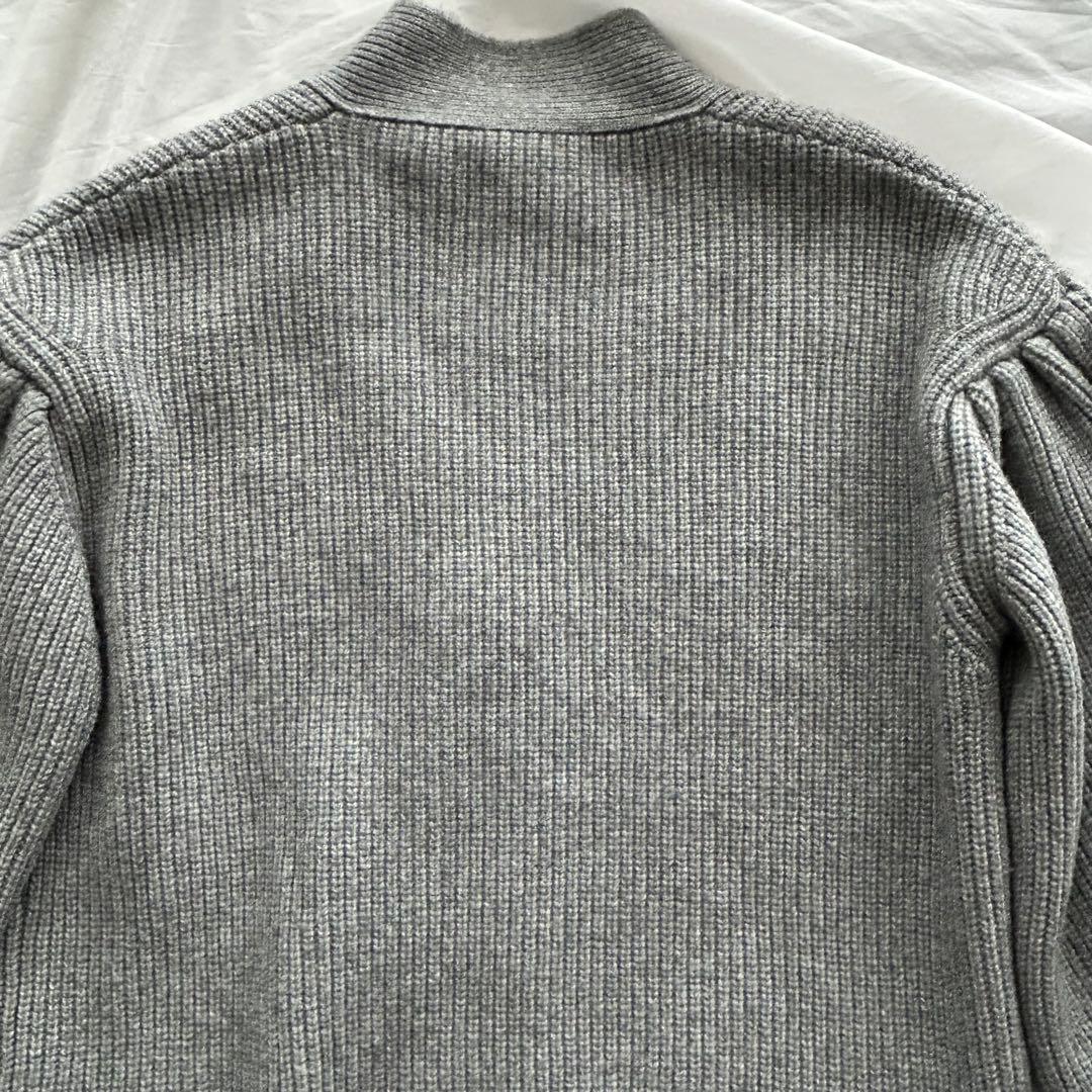 美品レア♡【Cygne】Raymondボリューム袖 ロングカーディガン グレー