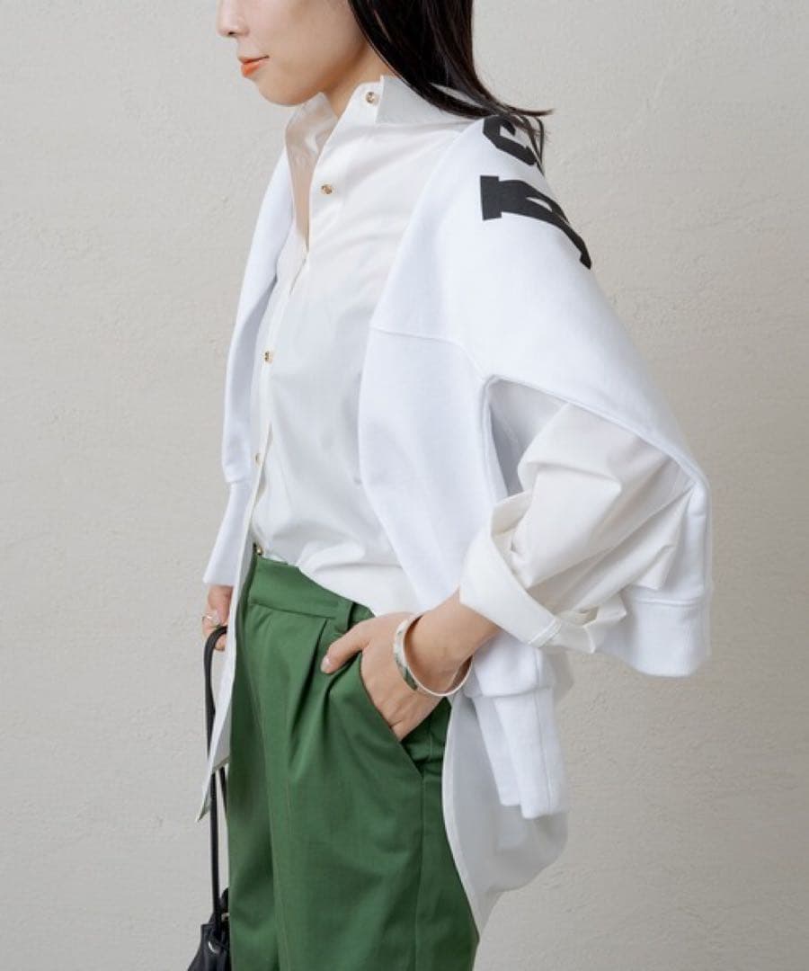 Loungedress(ラウンジドレス) 「ライトサテンBIGシャツ」