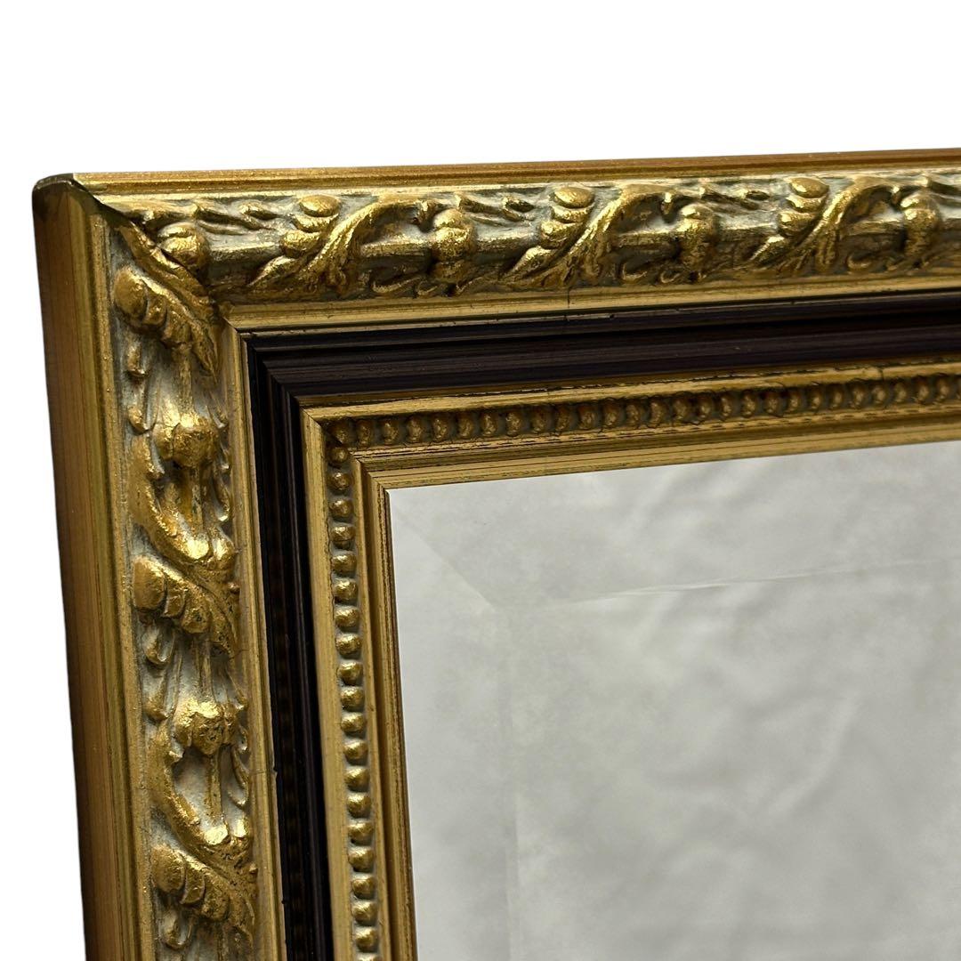 【良品】アンティーク イタリア製 壁掛 姿見