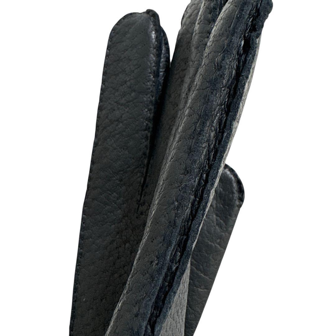 【未使用】ペッカリー 革 手袋 ドイツ製 Roeckl 8 1/2 カシミヤ