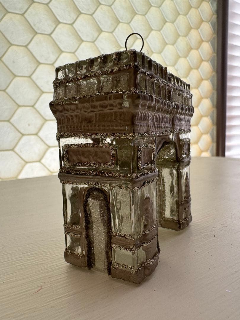 クリスマスオーナメント　凱旋門　アッシュペーフランス購入