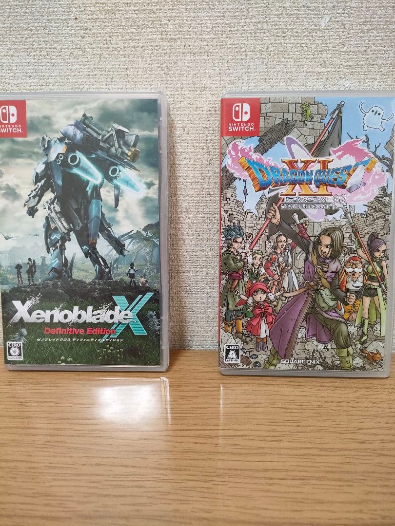 SwitchドラゴンクエストXI S、 ゼノブレイドクロス 2本セット