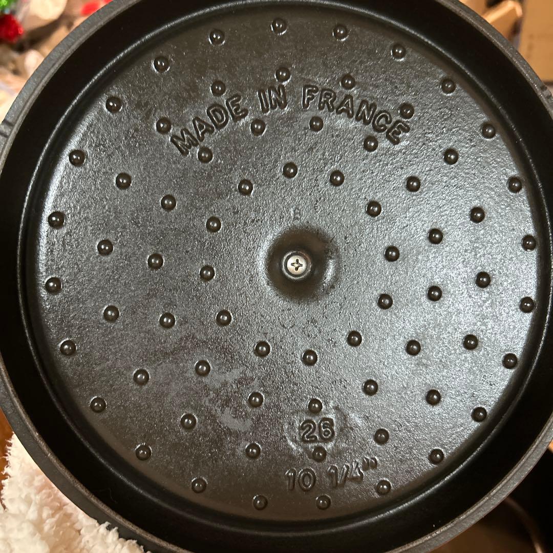 廃盤品 ストウブ staub ピコココット ラウンド 26cm オレンジ