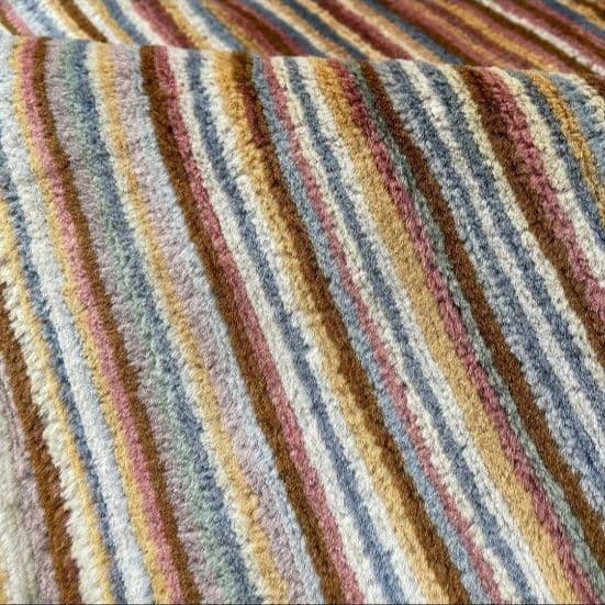 【クリーニング済み】ヴィンテージ◆ナチュラルカシュガイギャッベ