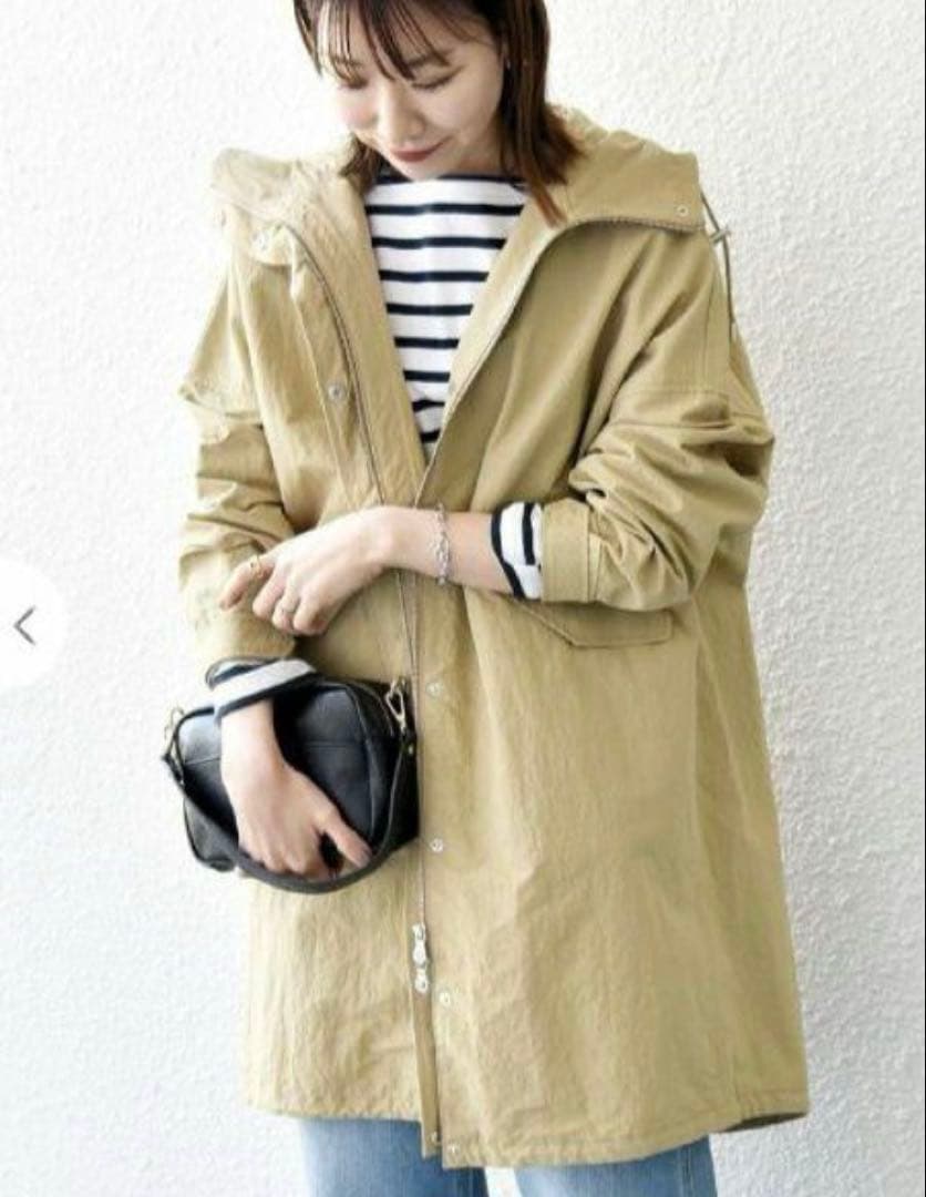 SHIPS any〈洗濯機可能〉オーバー フーディ ブルゾン コート