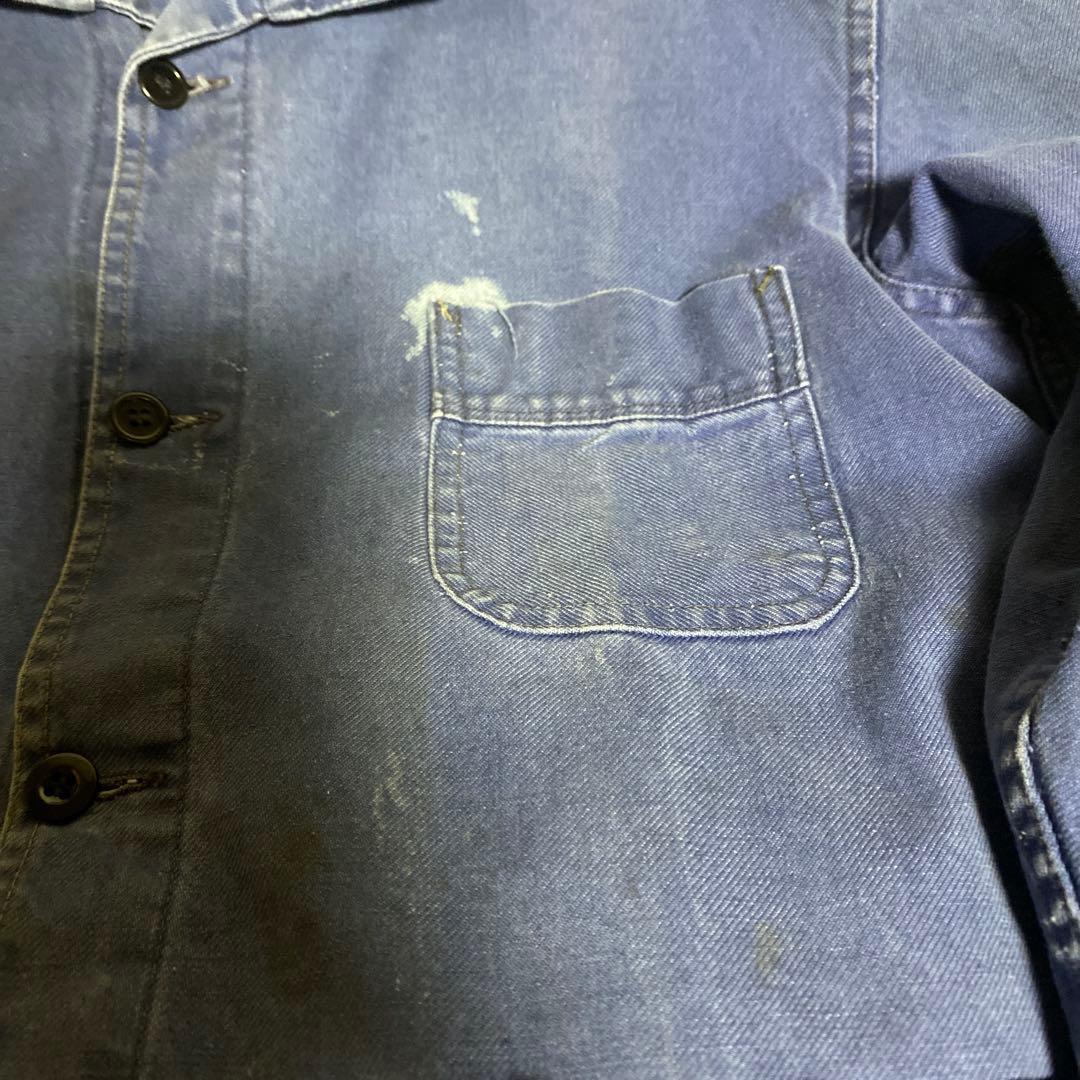 ユーロ　カバーオール　ワークジャケット