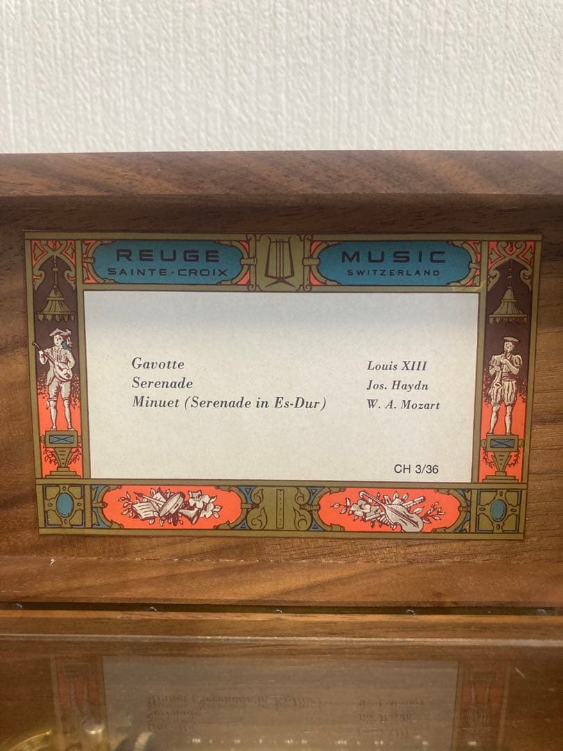 REUGE オルゴール 36弁 3曲 CH 3/36 Sainte-Croix