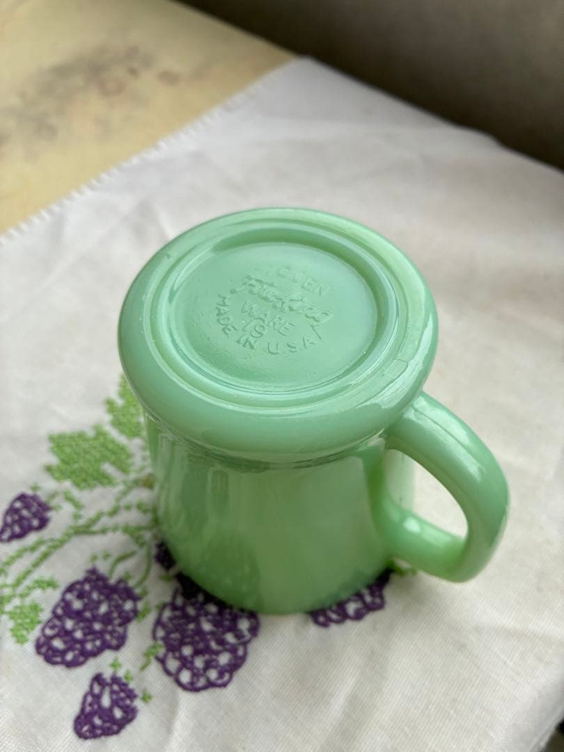 Fire King ファイヤーキング ジェダイ Dハンドル マグ　カップ 美品