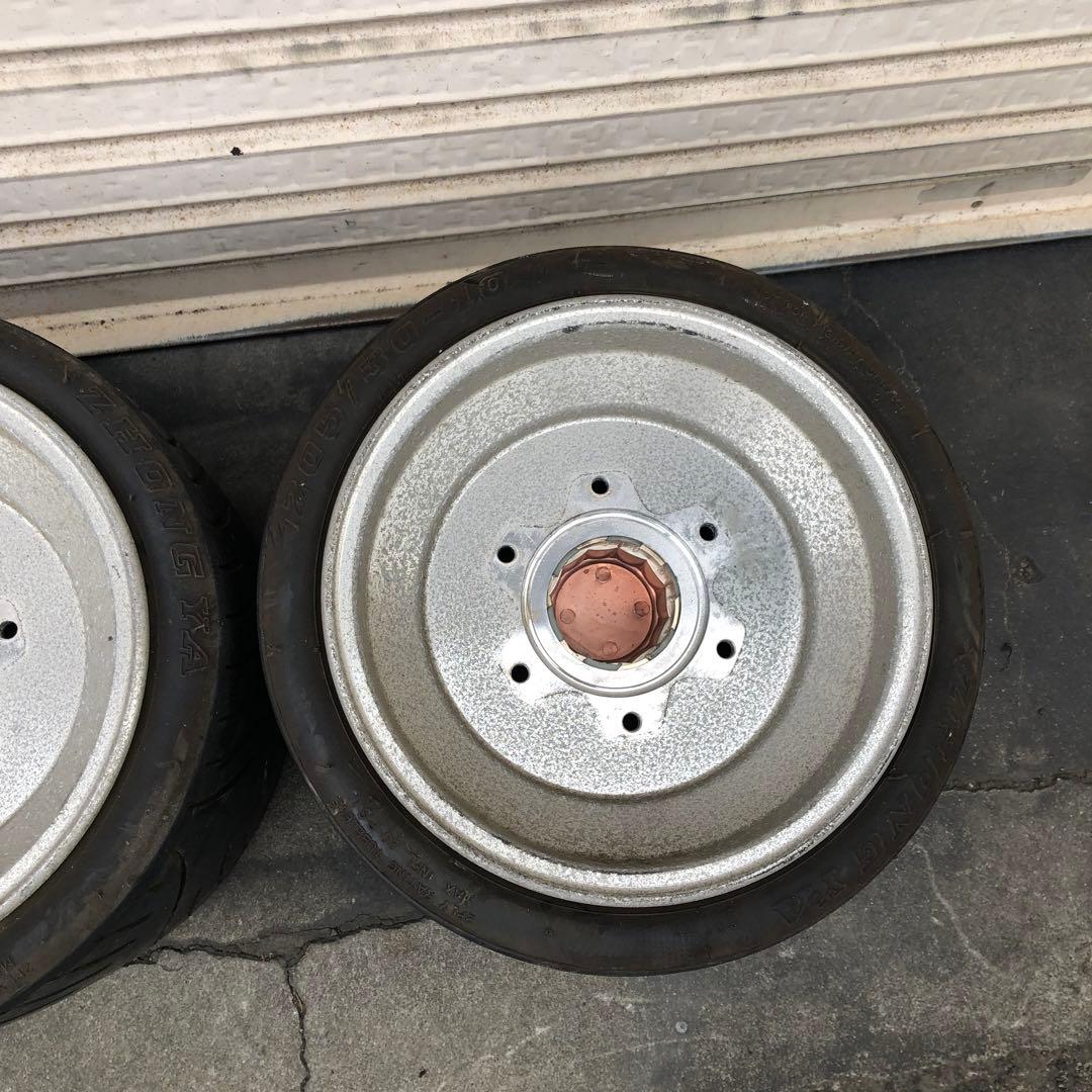 専用　　マロッシとホイール　サイクルジャイロ　扁平リアワイドホイール６穴ポン付け