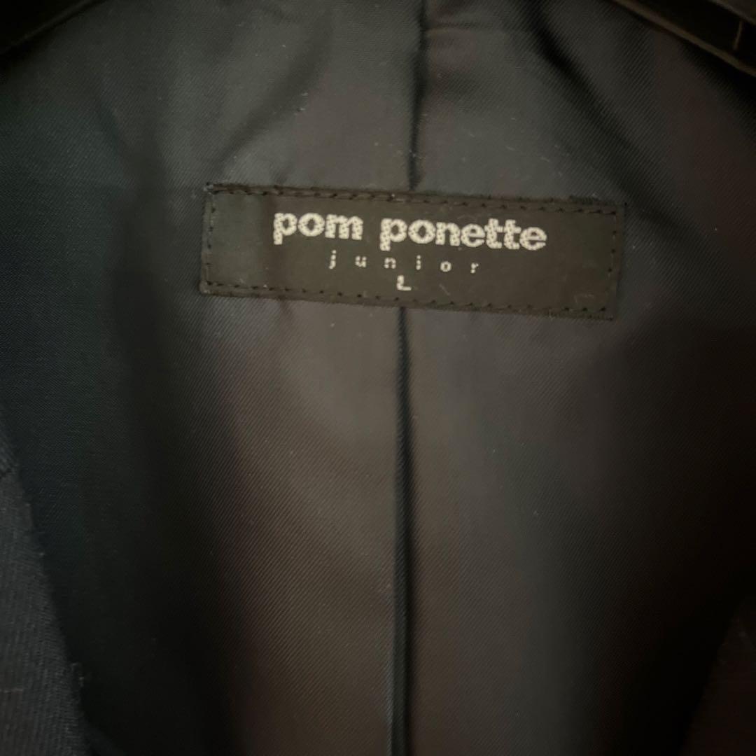 ポンポネットジュニア　160　受験　面接　卒業式スーツ　正統派定番