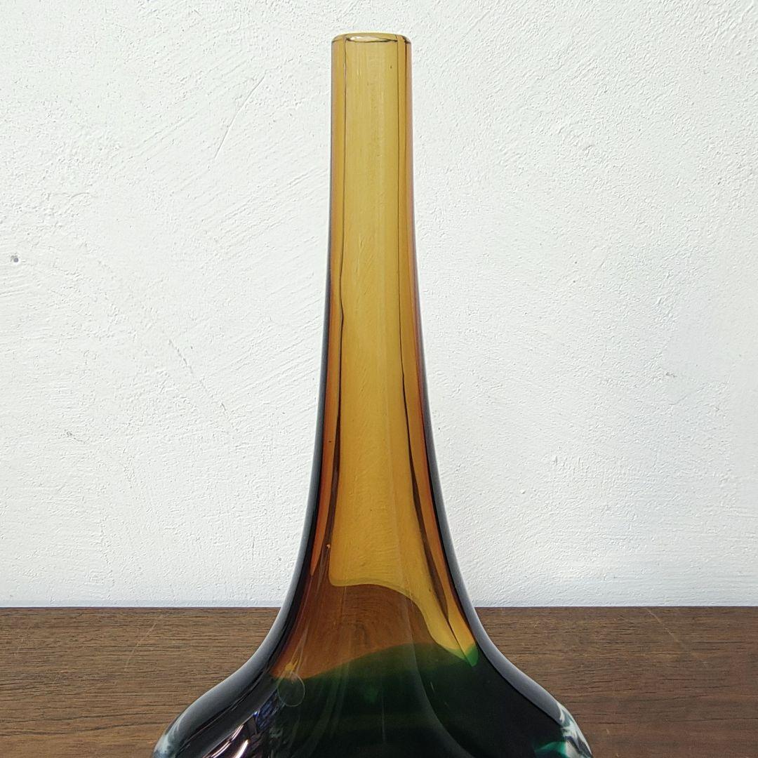 Italy【Murano Glass】ムラーノ 花瓶 フラワーベース