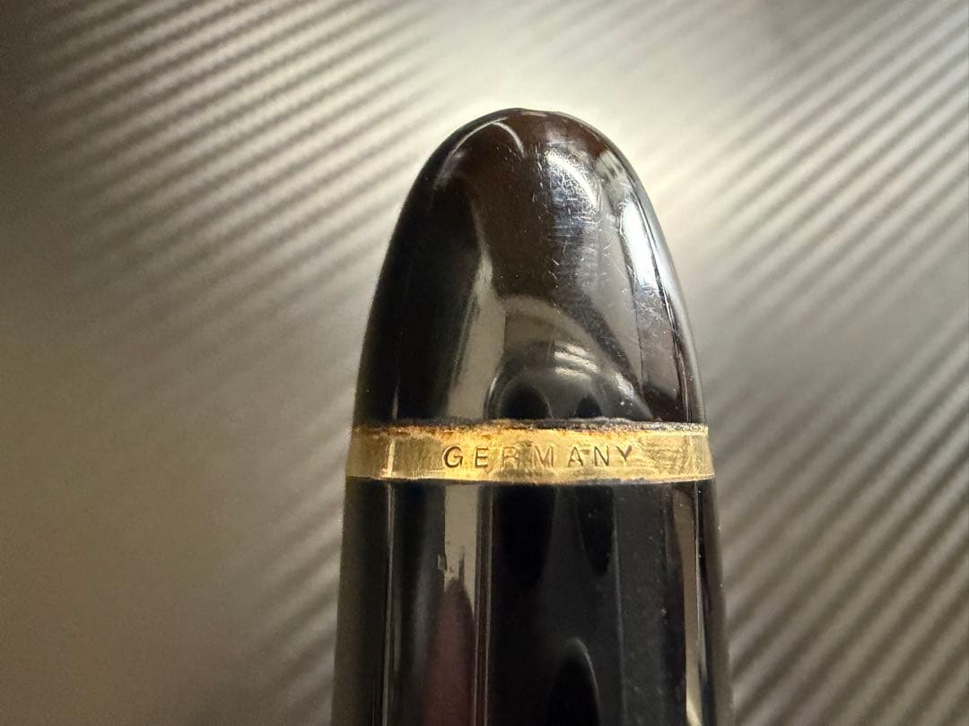 極美品 モンブラン マイスターシュテュック 149 14C 3帯 EF 万年筆