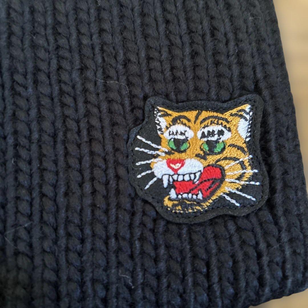 ✨新品✨ オニツカタイガー ニット帽　ブラック 定価　13200円