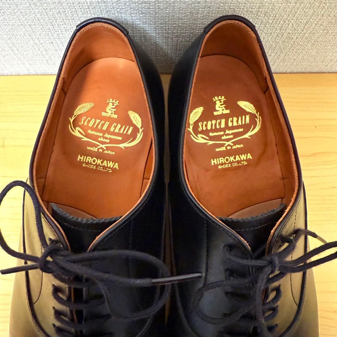 【美品】SCOTCH GRAIN ストレートチップ 内羽根 3526 25cm