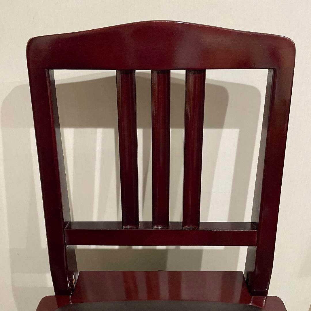 【手渡し限定】トムソン椅子 KAWAI カワイ 背付き椅子 マホガニー