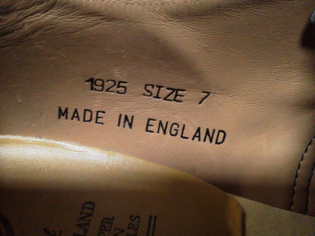 【激レア】Dr.Martens 英国製 1925 UK7 3ホール スチールトゥ