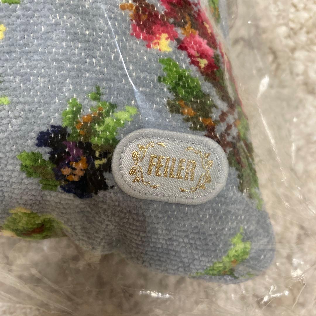 フェイラー ノワルージュ花柄クッション