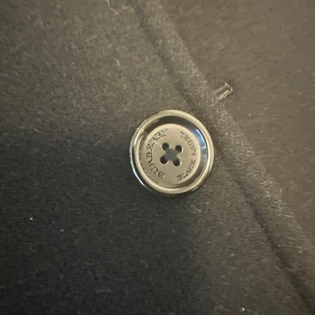 Burberry ブラックウールコート