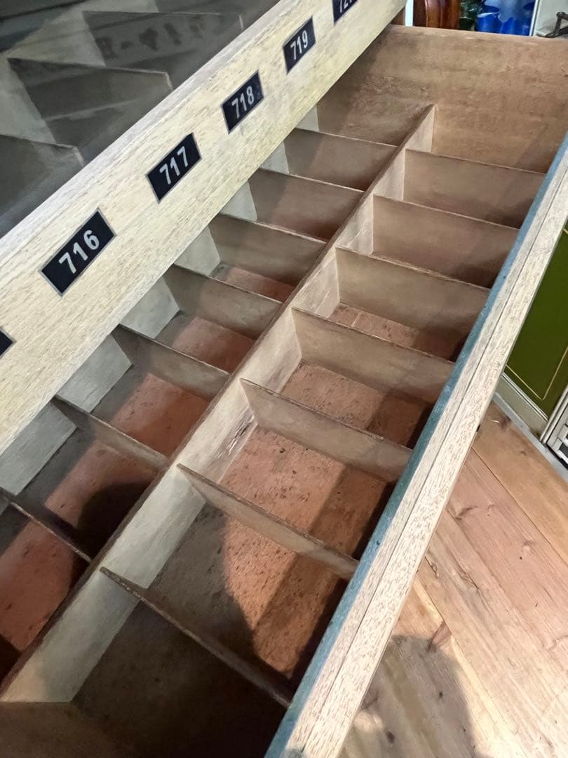 ミシン糸ケース 特大 収納棚 昭和レトロケース 当時物 アンティーク インテリア