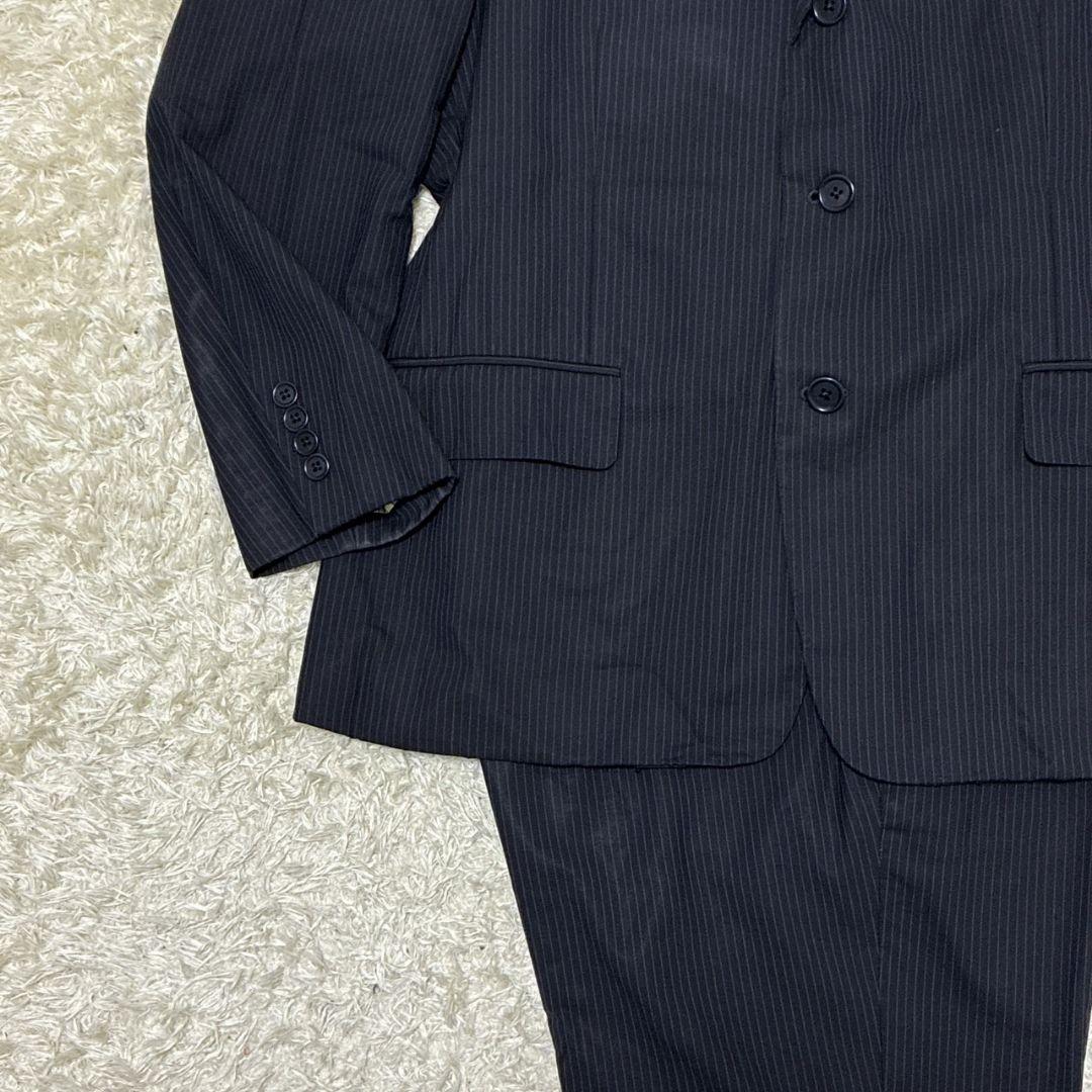 美品✨ブルックスブラザーズ 高級スーツ上下 セットアップ ストライプ 背抜き