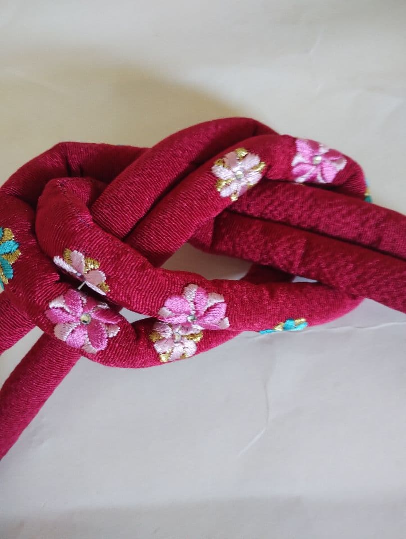 豪華な刺繍入り おびしめ ハコセコ セット