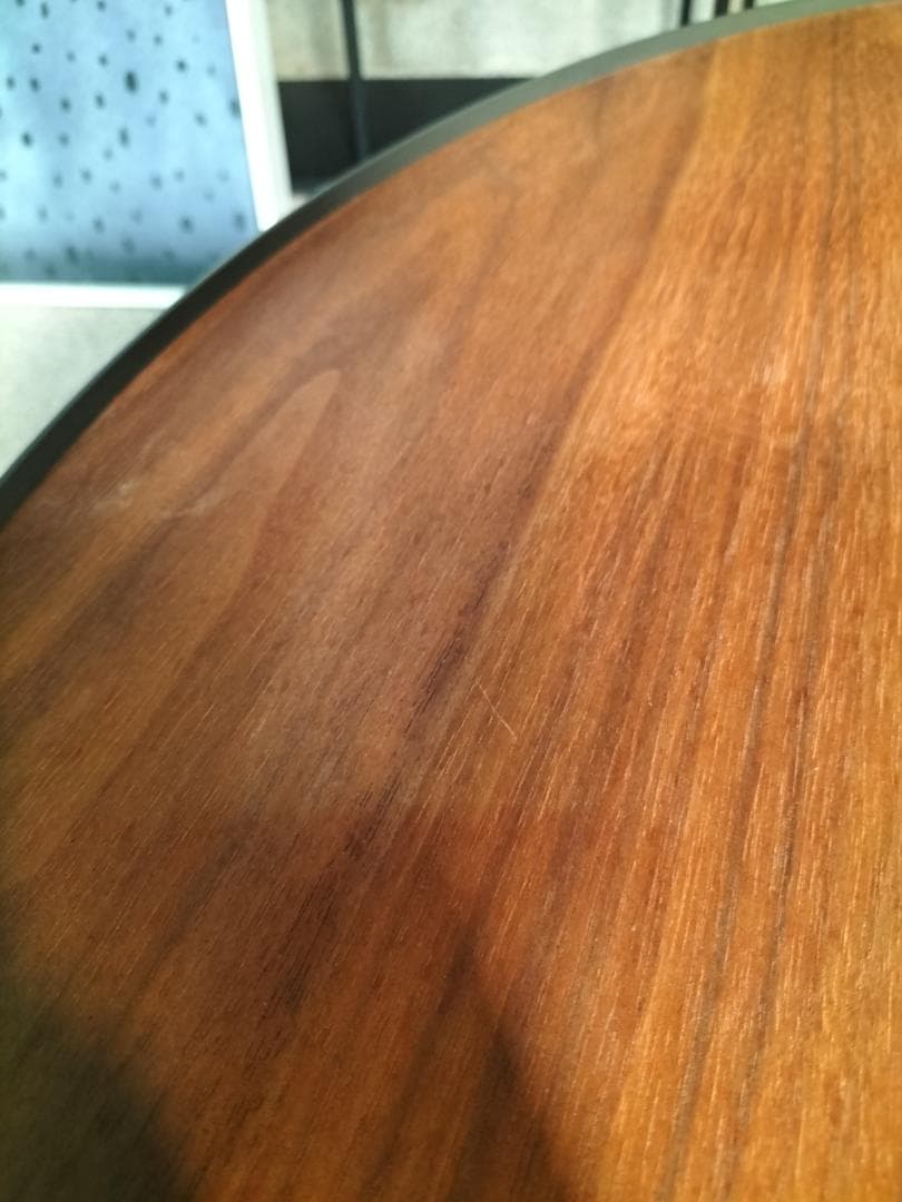 ローテーブル　リビングテーブル　円形　展示品(500)