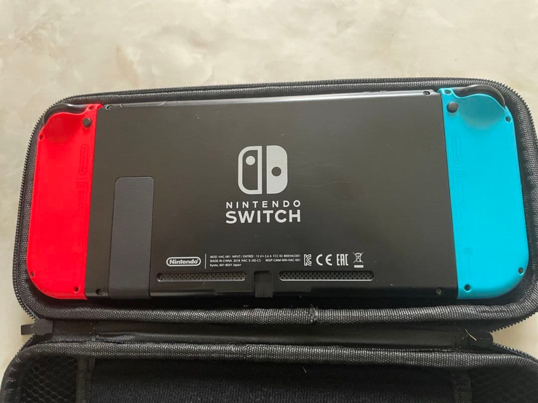 Nintendo Switch 青・赤 中古セット SDカード128GB付き