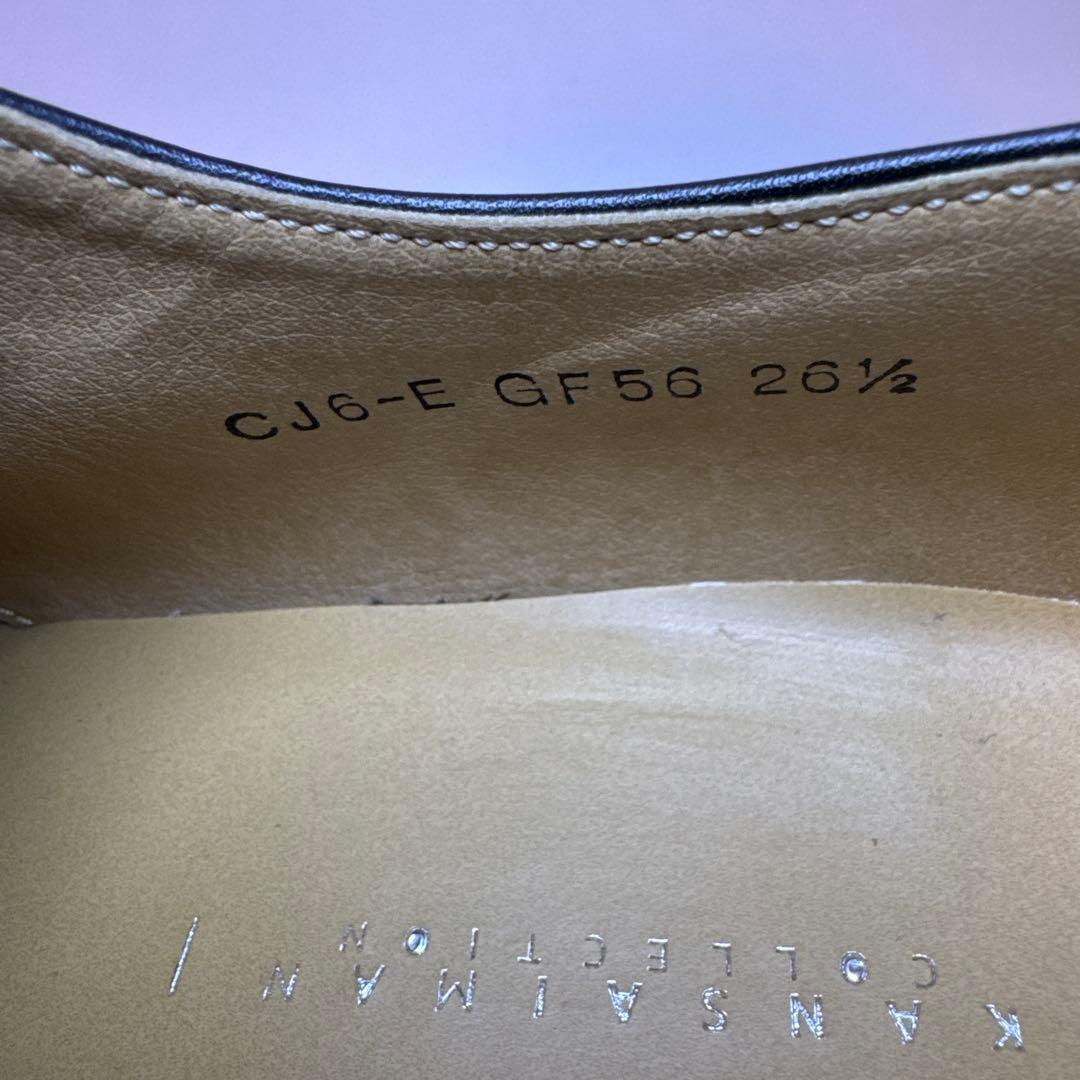 KansaiMan REGAL 黒 26.5㎝ 【未使用】革靴 ストレートチップ