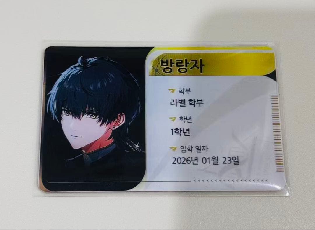 韓国限定 鳴潮 キャンパス 男漂泊者 IDカード