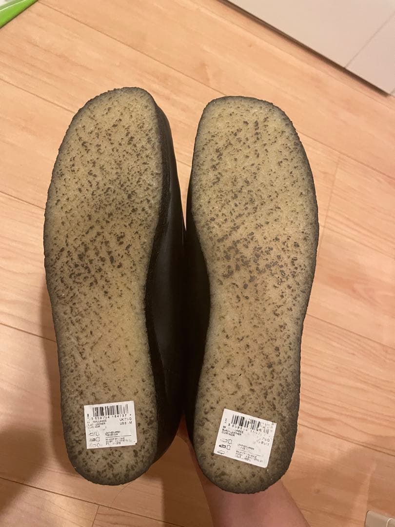 Clarks Wallabee ブラックレザー