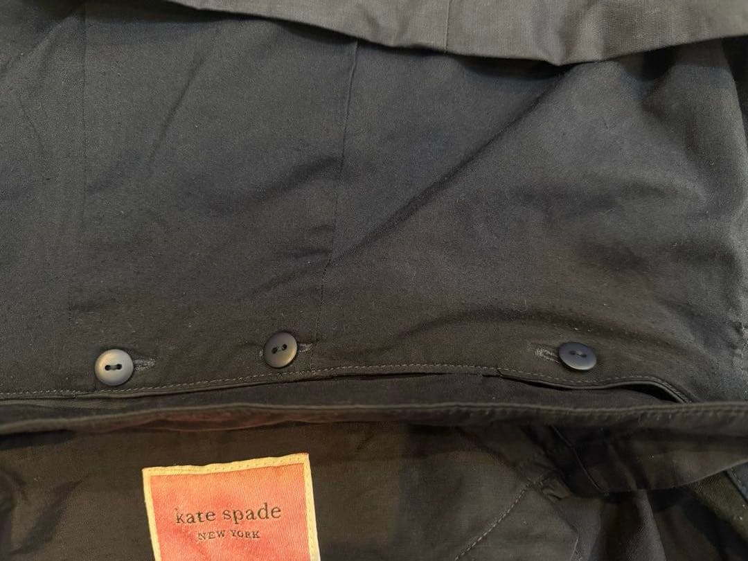 【ケイトスペード】紺フード付き3wayジャケットパーカー