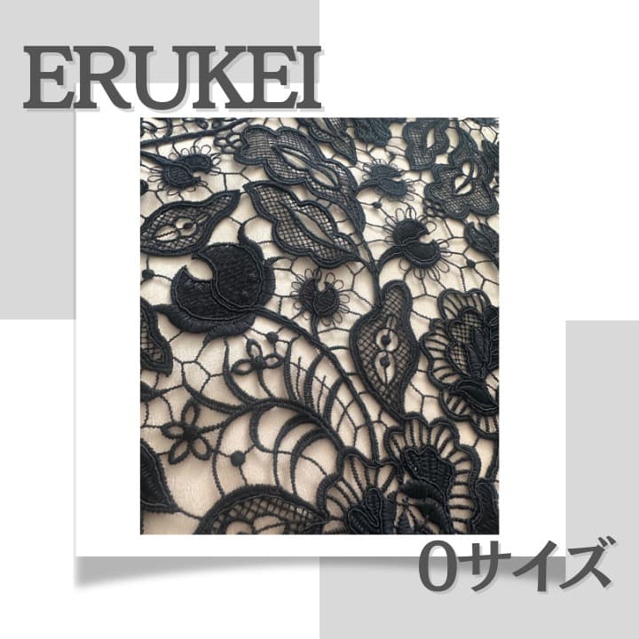 ▼最終値下▼＜美品＞ERUKEI（エルケイ）Settan 黒 ドレス【0サイズ】