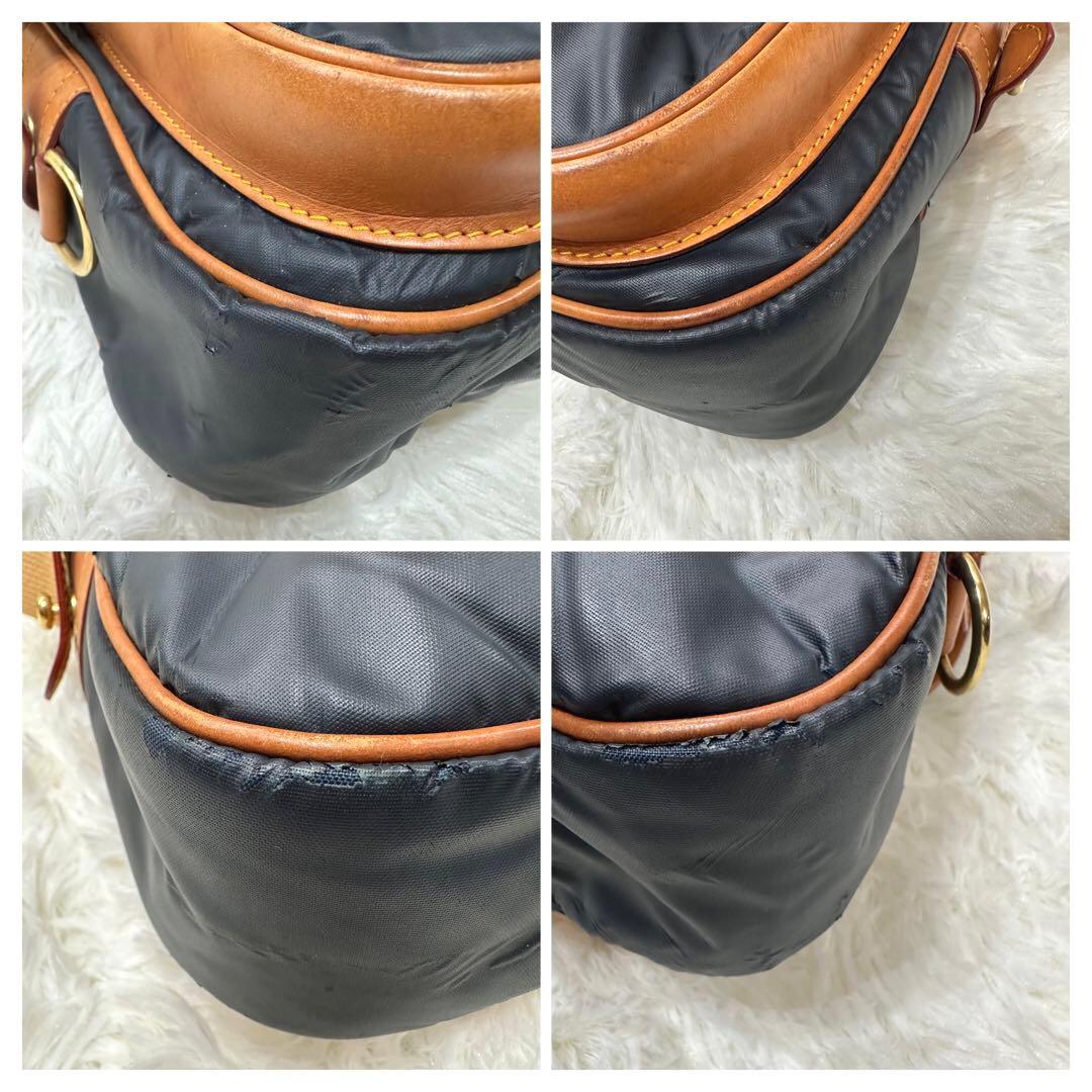 【HUNTING WORLD】バチュークロス ブラック ショルダーバッグ