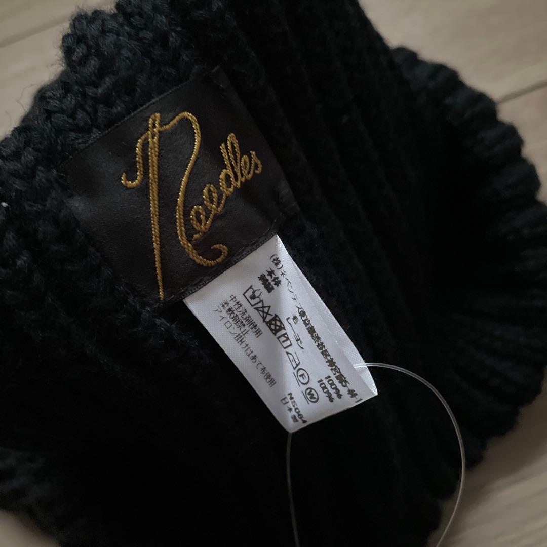 新品 needles Watch Cap Merino Wool ブラック