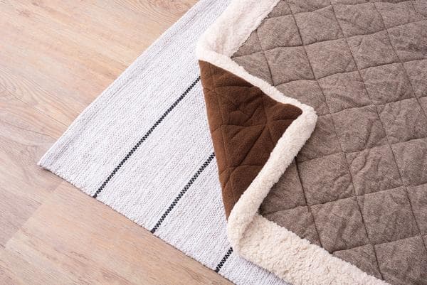 おしゃれ さらさら ふかふか 正方形 暖かい こたつ布団 ブラウン