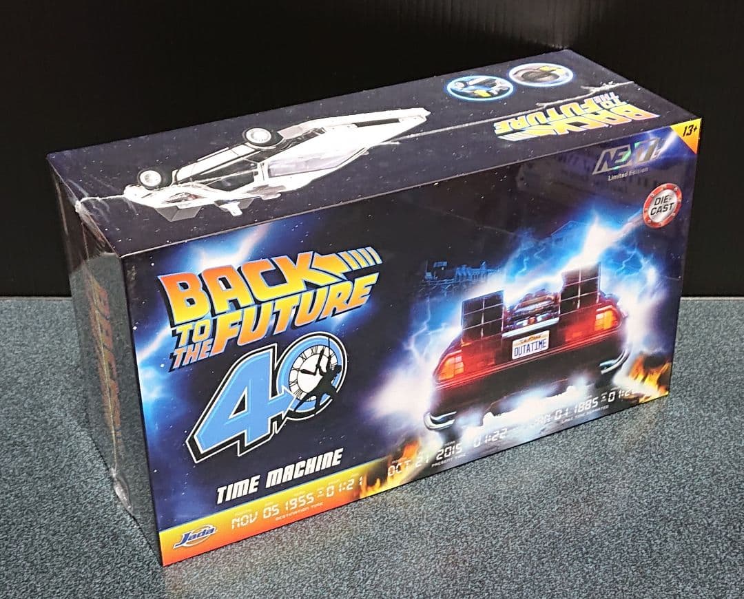 デロリアン ダイキャスト 1/24 1985台限定 シルバーメッキ ver.