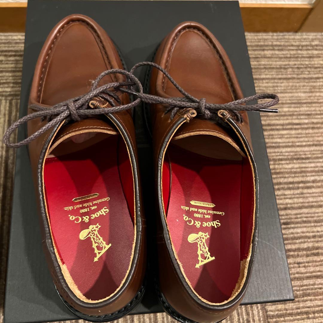 Regal Shoe&Co. ブラウンレザーモカシンシューズ