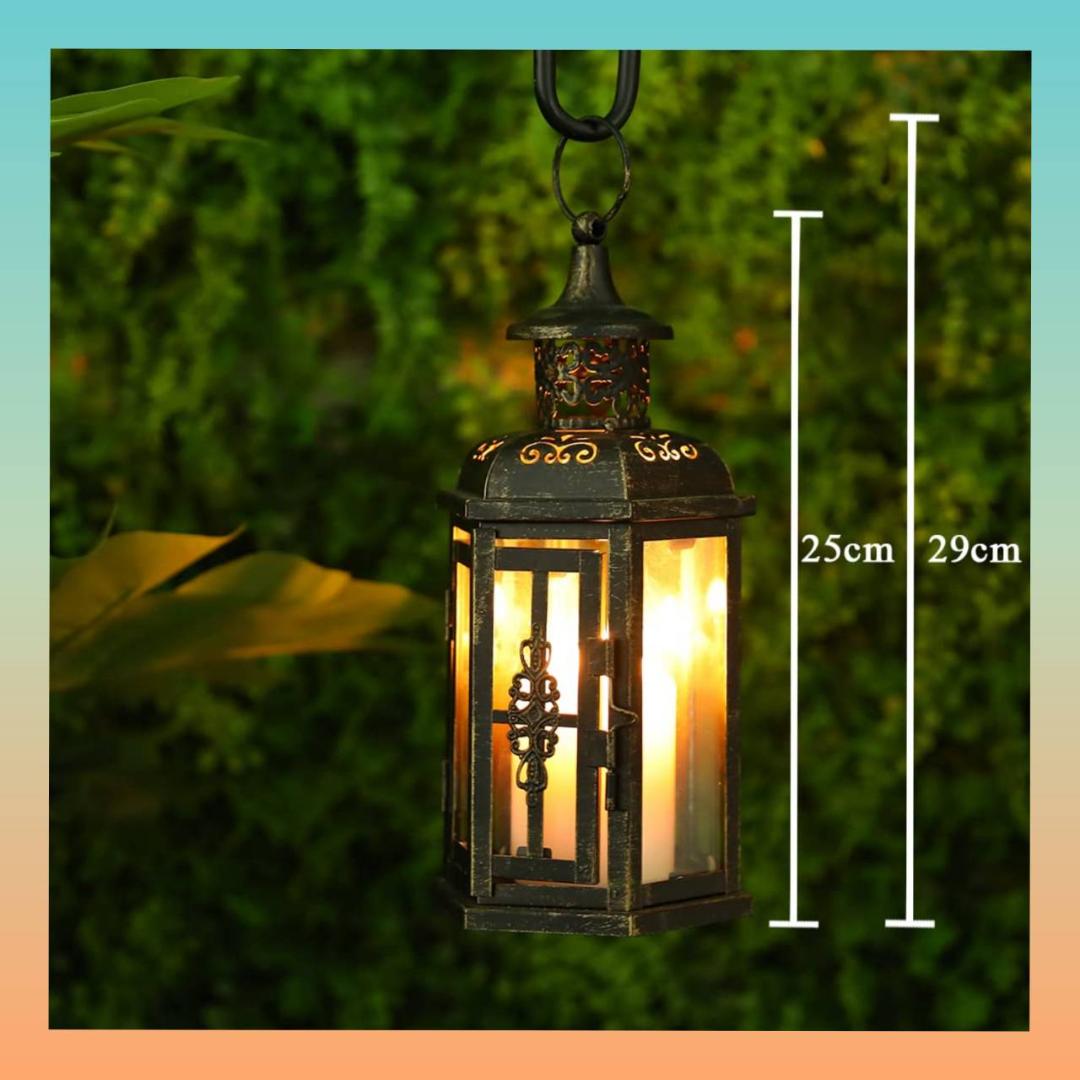 インテリア 25cm キャンドルホルダー ヴィンテージ ランタン