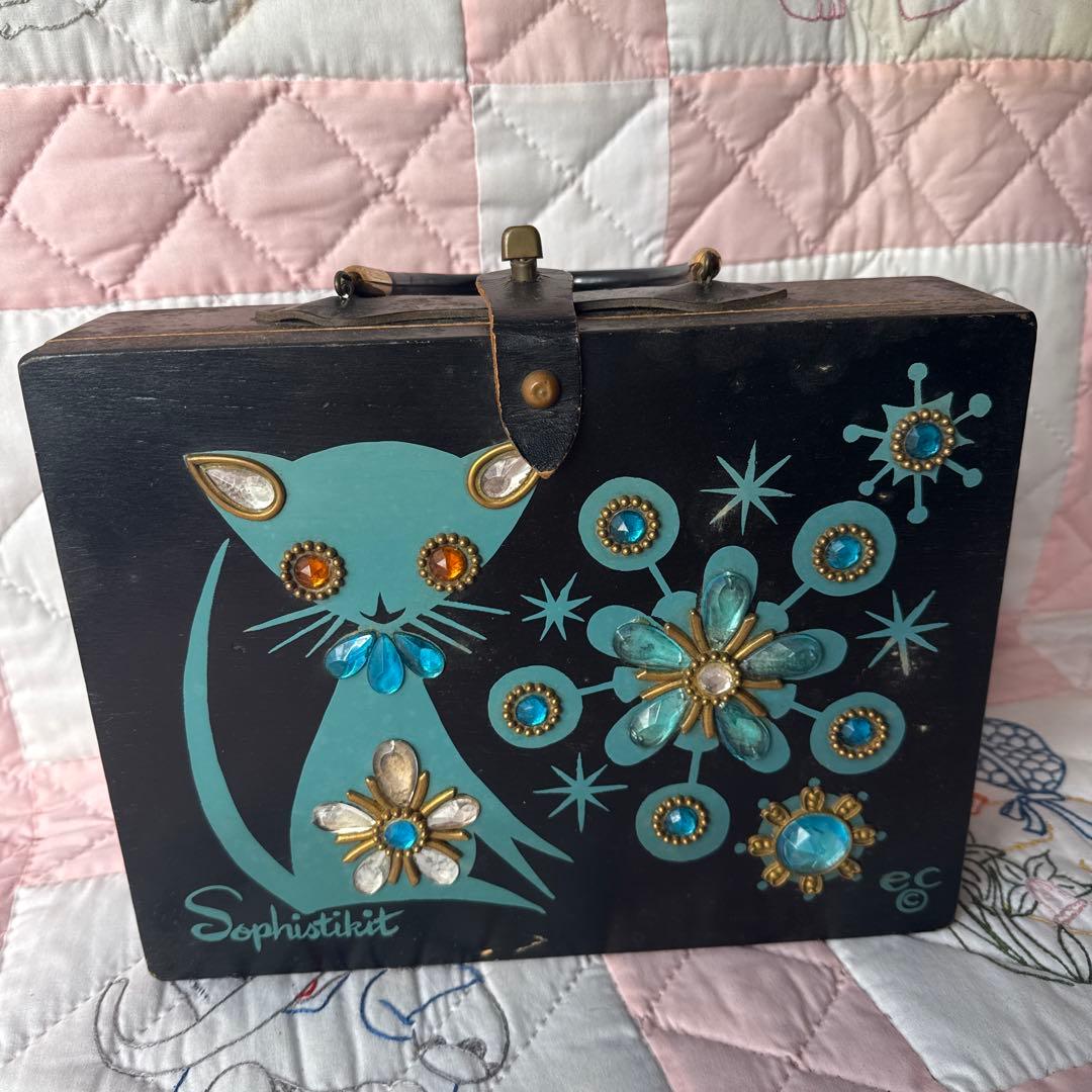 エニッドコリンズ猫アンティークビンテージ木箱