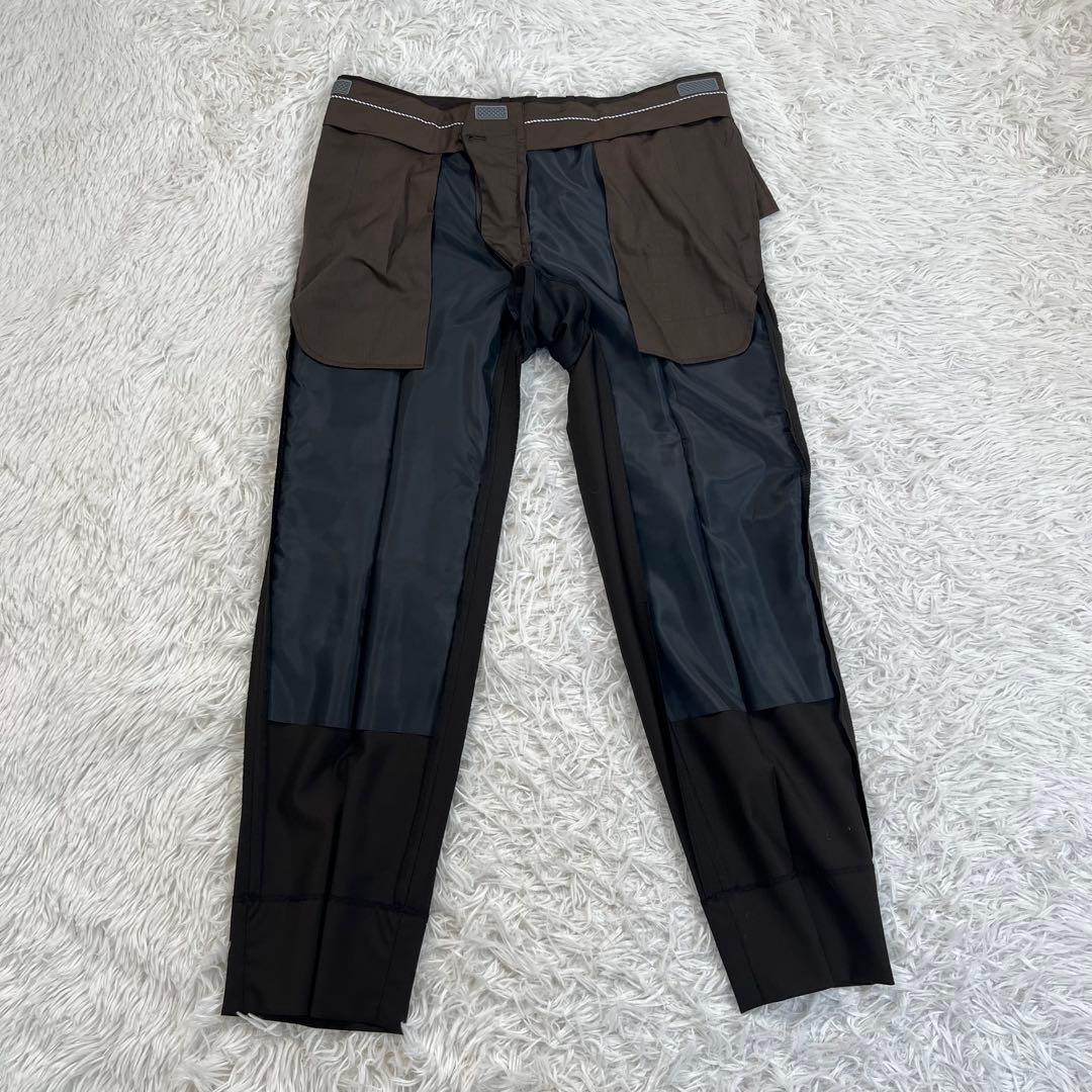 未使用タグ付スーツカンパニー高級カノニコCANONICO スーツ　ブラウン