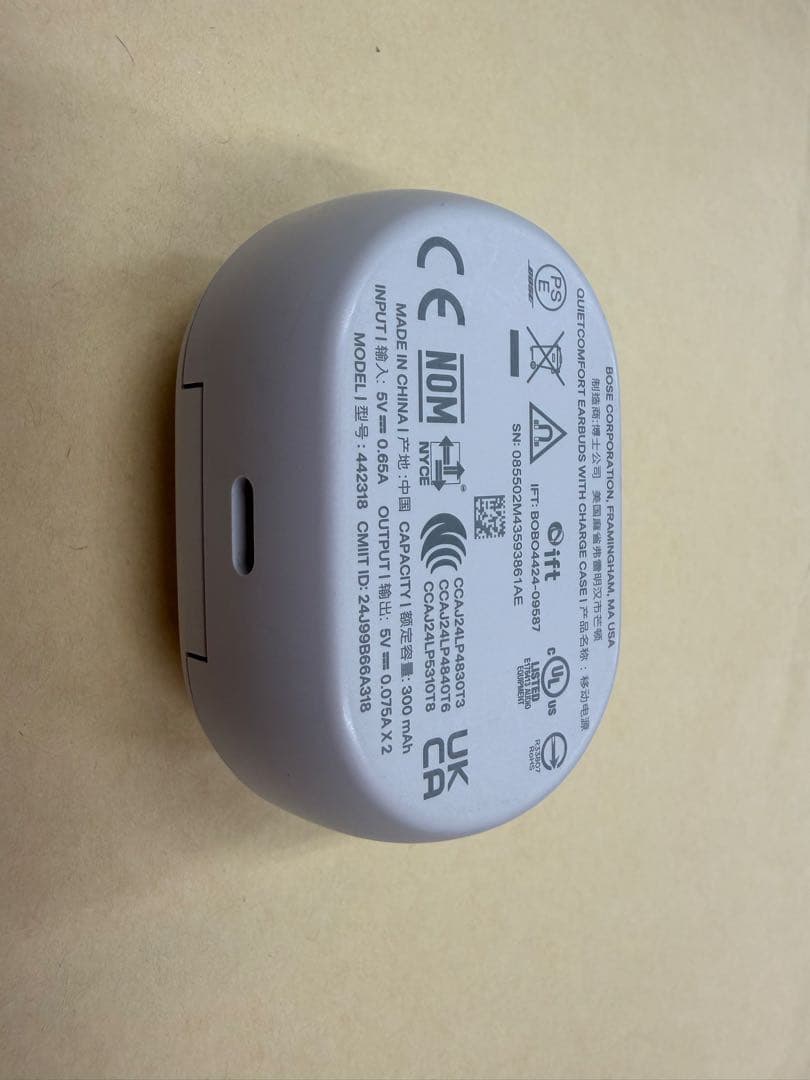 Bose QuietComfort Earbuds ホワイトスモーク