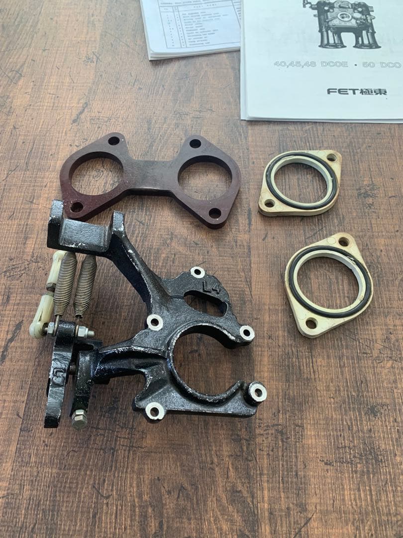 【最終値下げ】キャブレターWEBER40φ DCOE 対策前イタリア製ミニ旧車