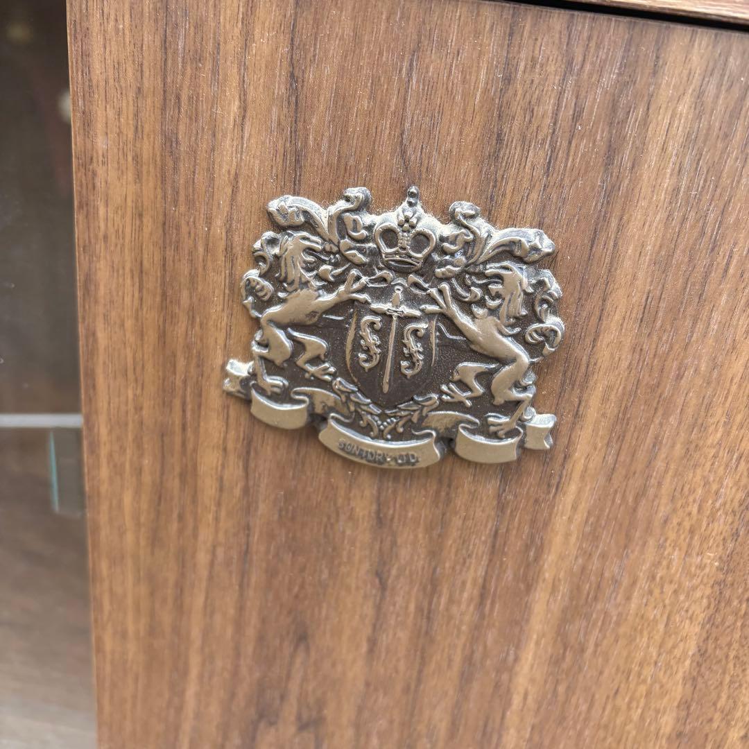 昭和レトロ サントリーウイスキー ミッドセンチュリー古家具 飾り棚 サイドボード